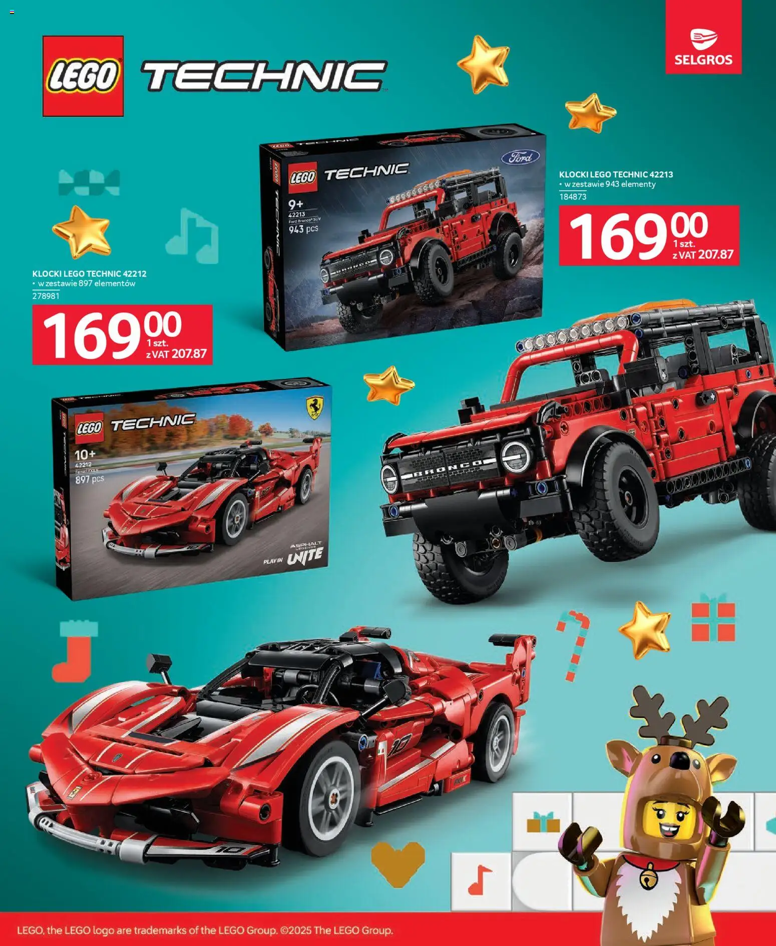 Selgros cash&carry Gazetka - Zabawki od 04.12.2025 | Strona: 8 | Produkty: Lego, Klocki Lego