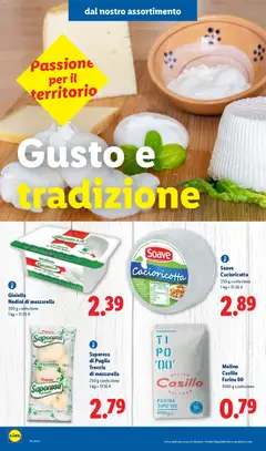 Anteprima del volantino Molino Casillo Farina 00, 1000 g confezione valido a partire dal 16.02.2026 | Pagina: 4 | Prodotti: Sale, Mozzarella, Farina