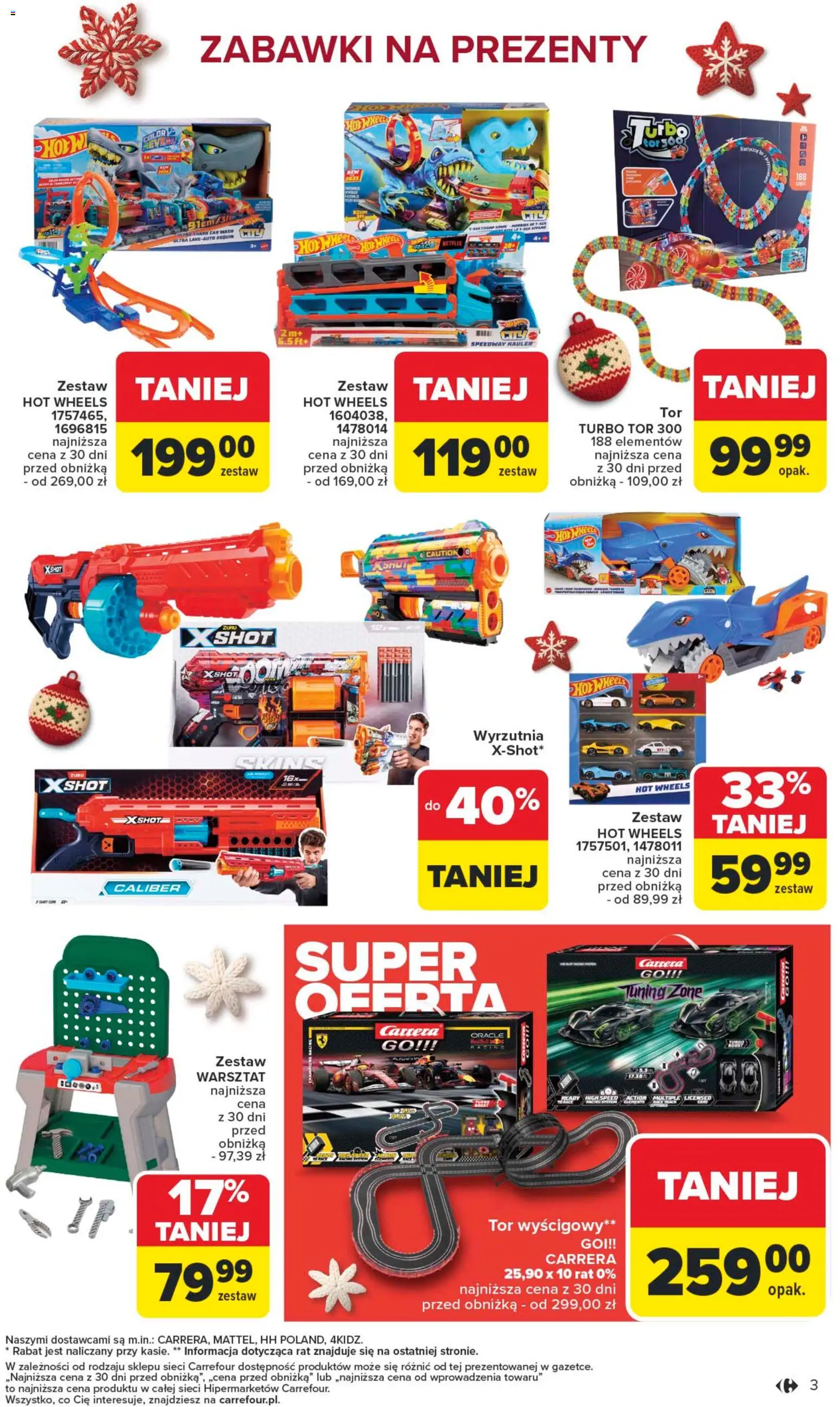 Carrefour Gazetka - Łap super okazje od 01.12.2025 | Strona: 3 | Produkty: Wyrzutnia