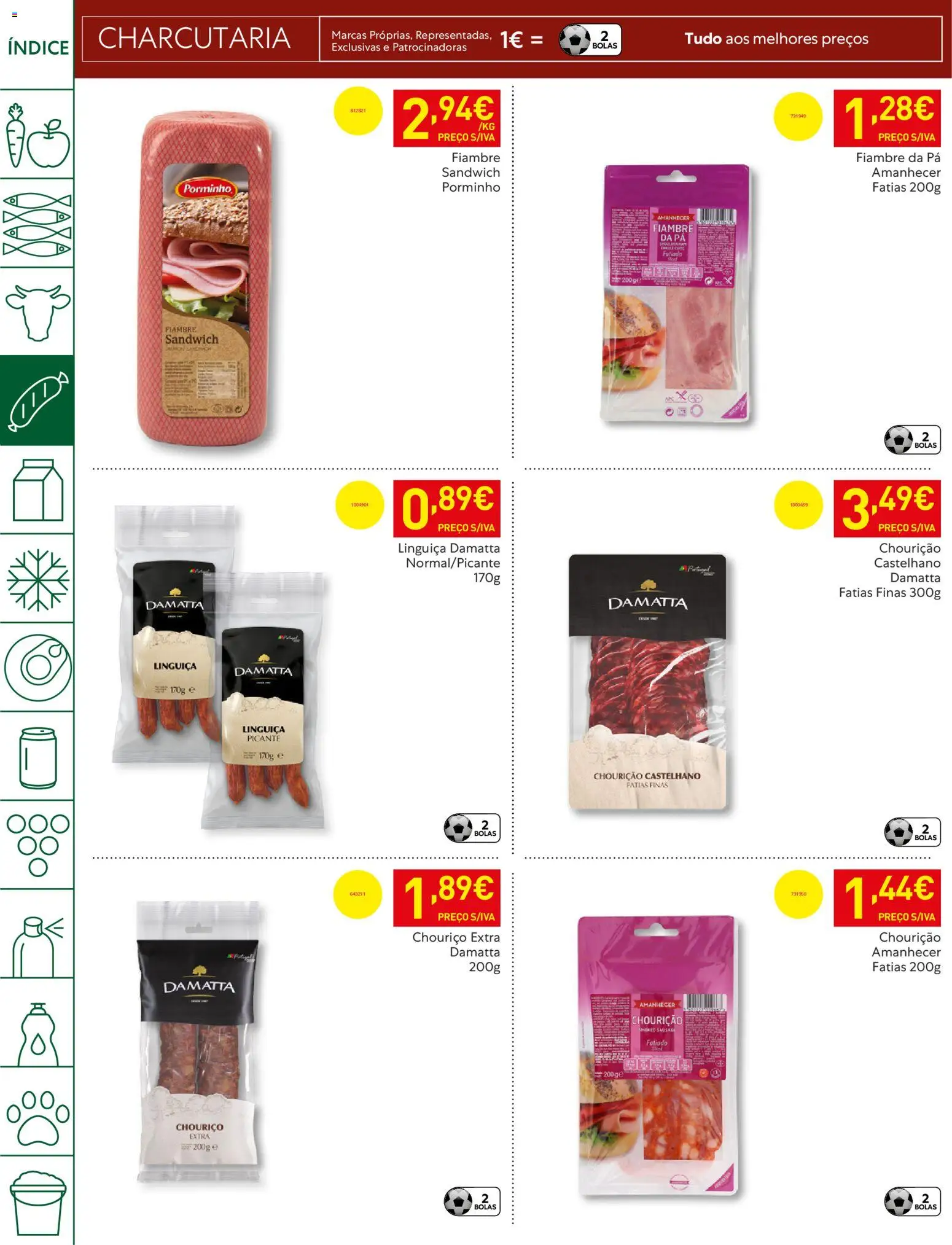 Recheio - Bons Negócios Madeira │ válido de 28.04.2026 | Página: 12 | Produtos: Linguiça, Chouriço, Pá