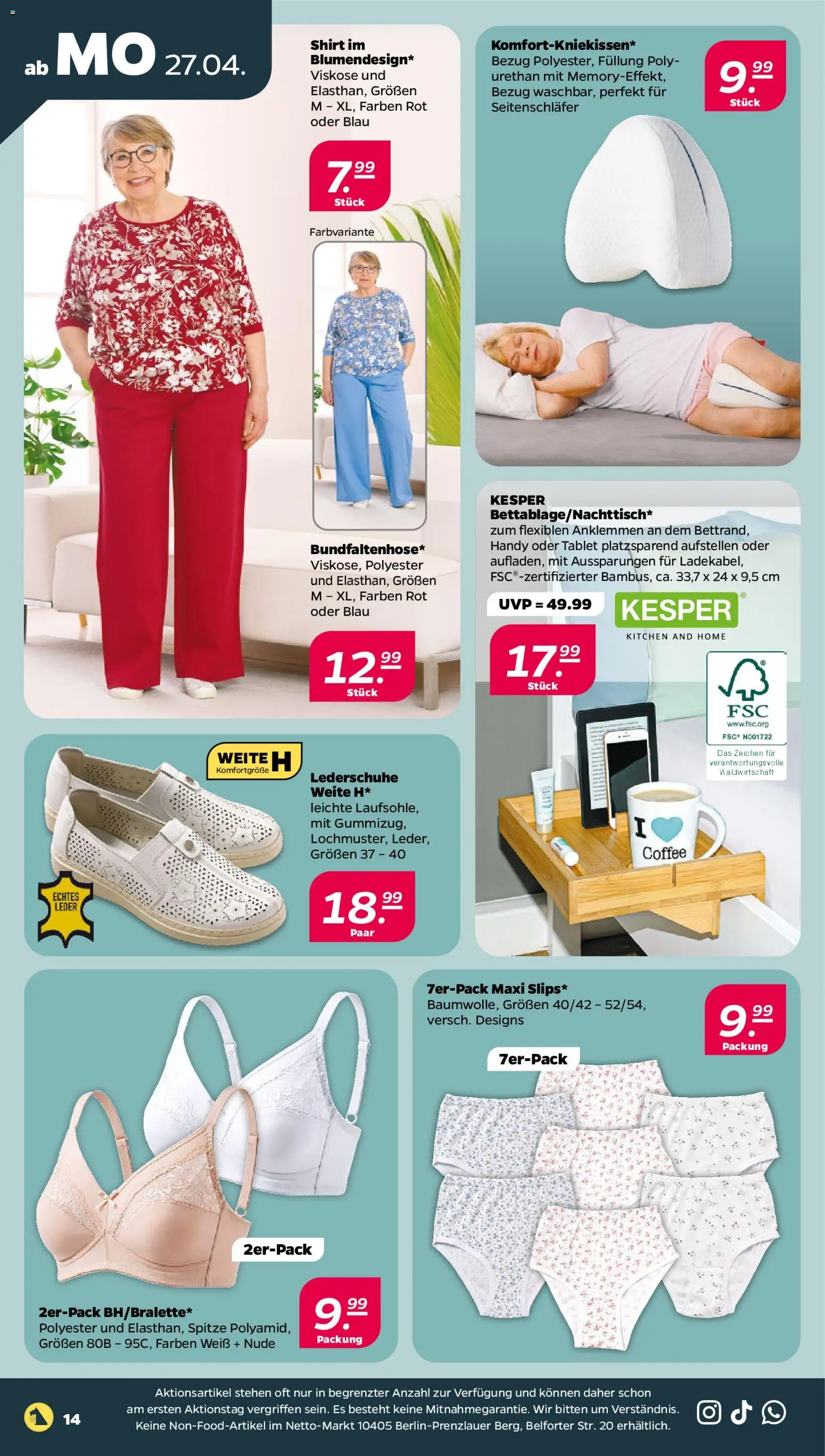 Netto Prospekt 	 – gültig ab 27.04.2026 | Seite: 16 | Produkte: Shirt, Tablet