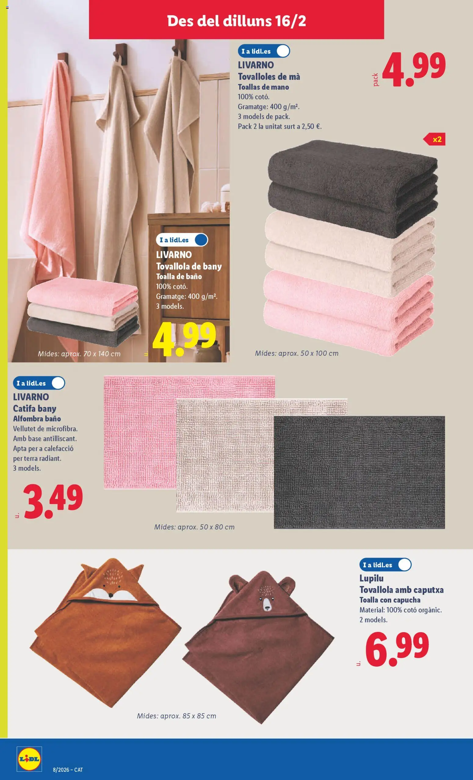 Lidl folleto de bazar │ válido desde el 16.02.2026 | Página: 14