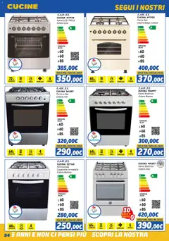 Anteprima del volantino Orizzonte Elettrodomestici catalogo valido a partire dal 01.11.2025 | Pagina: 54 | Prodotti: Cucine, Forno, Forno elettrico