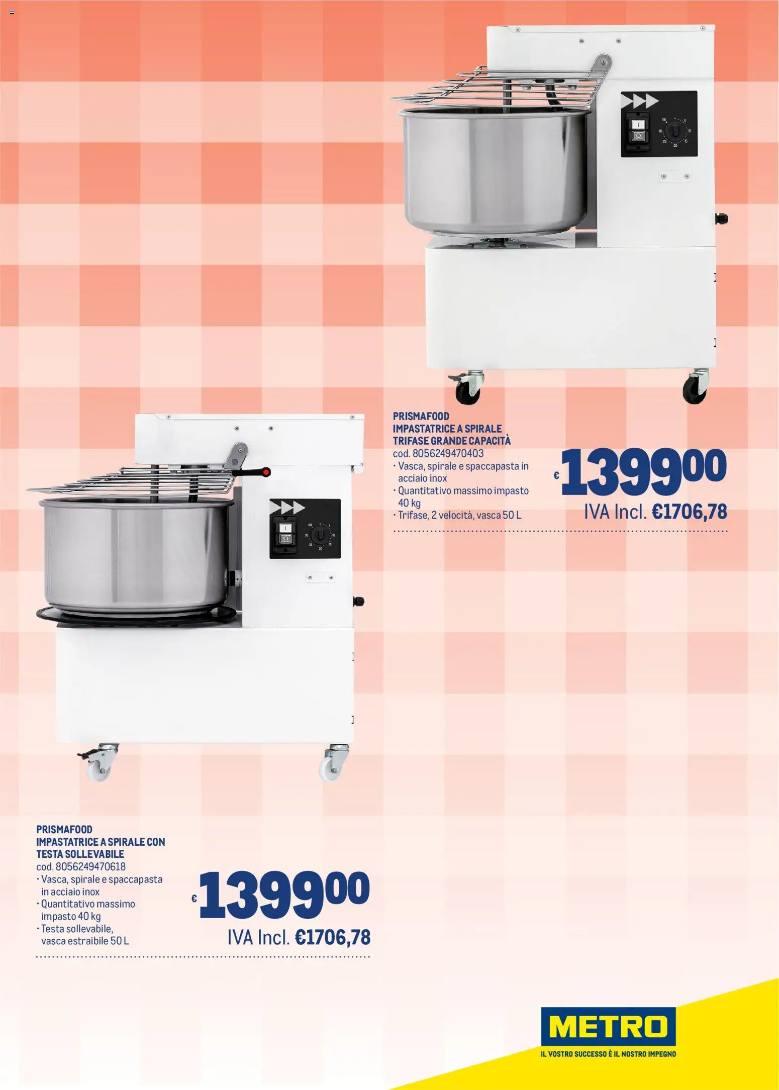 Volantino Metro del 12.01.2026 | Pagina: 3 | Prodotti: Impastatrice