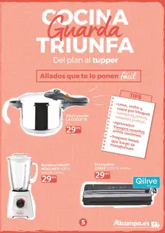 Vista previa Alcampo - Batchcooking 2026 válido desde el 15.01.2026 | Página: 5 | Productos: Cereales, Té, Cocina, Batidora