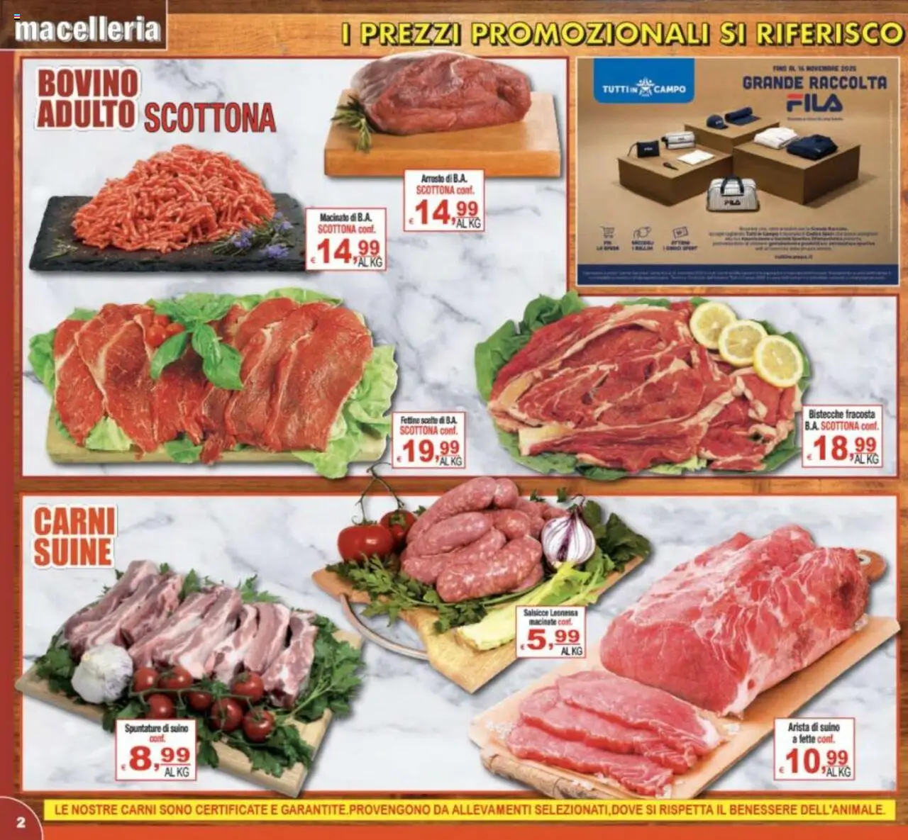 Volantino CTS del 17.09.2025 | Pagina: 2 | Prodotti: Bovino, Arrosto, Suino, Macinato