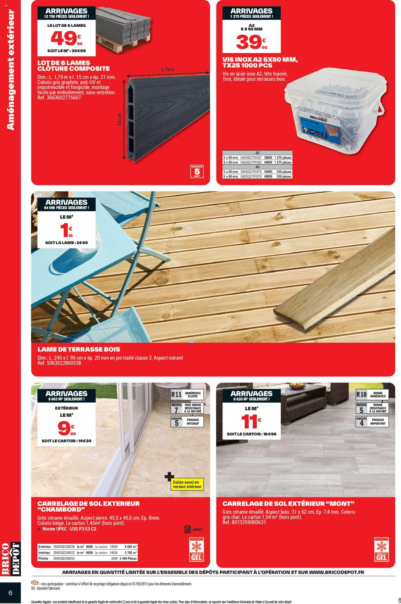 {H1} | Page: 6 | Produits: Plinthe, Clôture