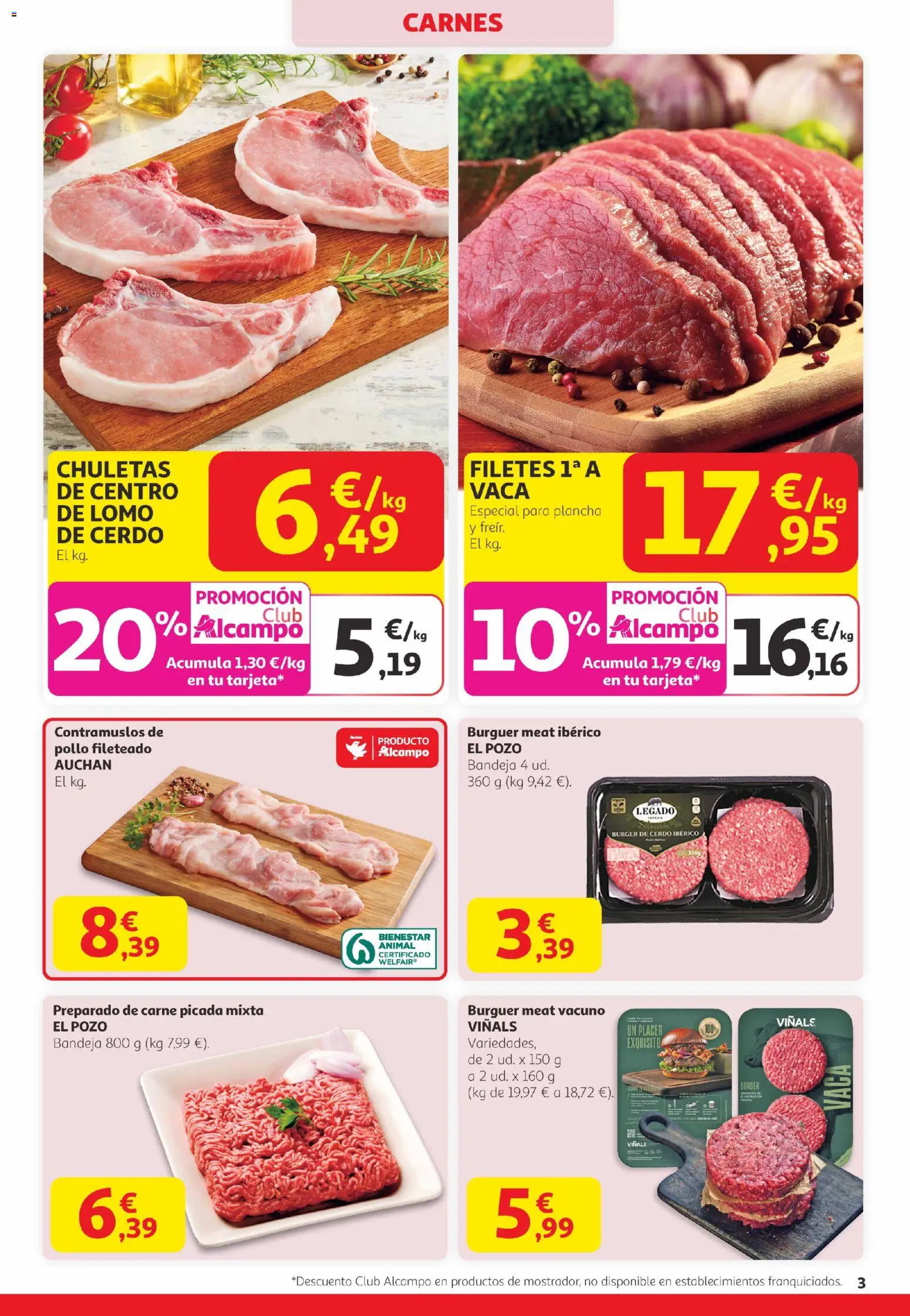 Alcampo -  Canarias │ válido desde el 29.01.2026 | Página: 3 | Productos: Cerdo, Plancha, Bandeja