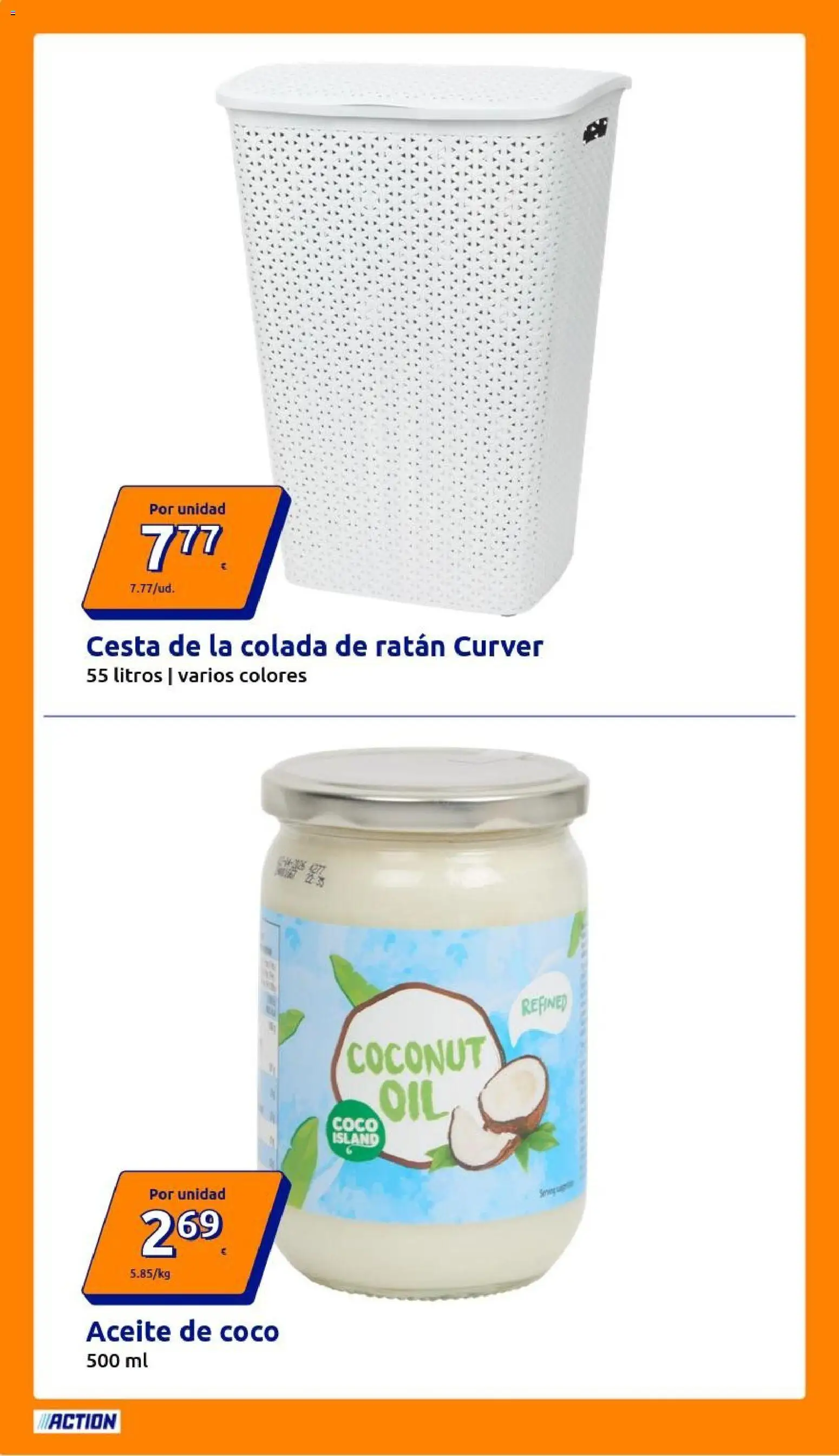 Action - Action week 9 2026 │ válido desde el 25.02.2026 | Página: 2 | Productos: Aceite, Τυρόπιτα, Aceite de coco, Cesta