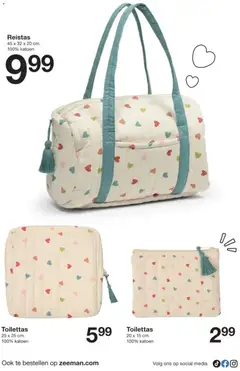 Zeeman folder - Voorbeeld van een folder van Zeeman, geldig van 17.01.2026 | Pagina: 6 | Producten: Reistas