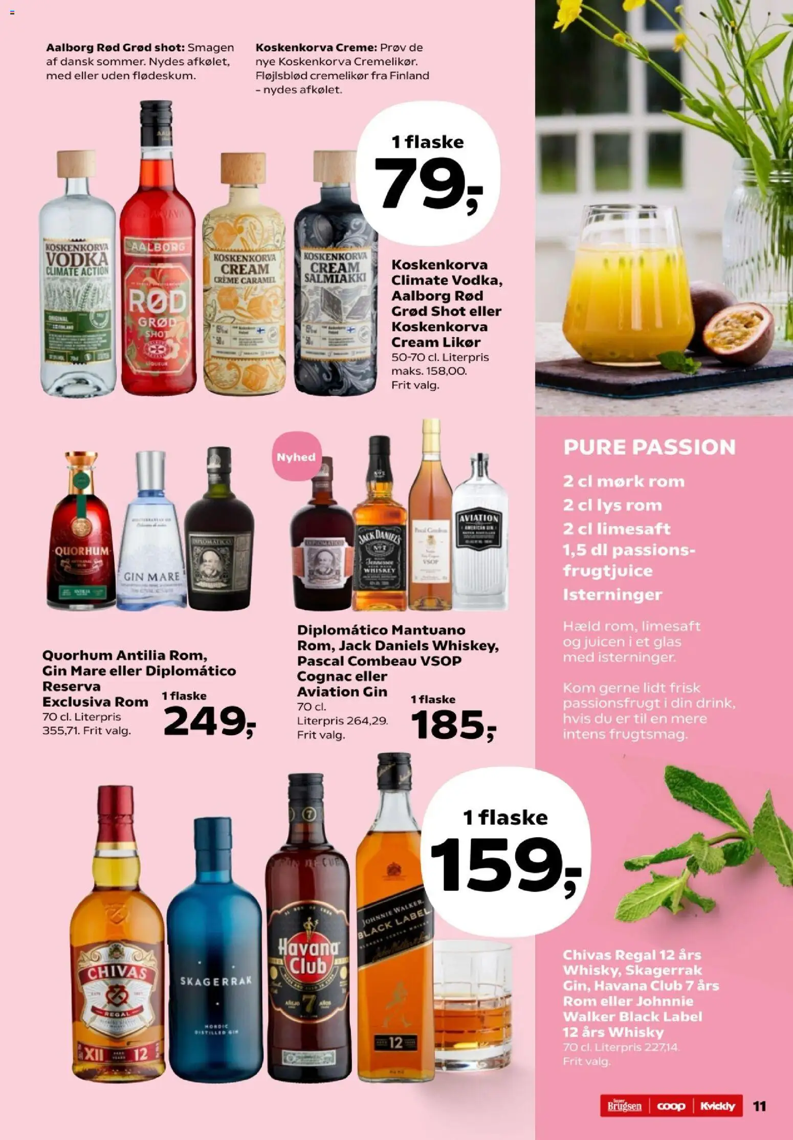 Super Brugsen tilbudsavis – gyldig fra 06.03.2026 | Side: 50 | Produkter: Gin, Vodka, Whisky, Rom