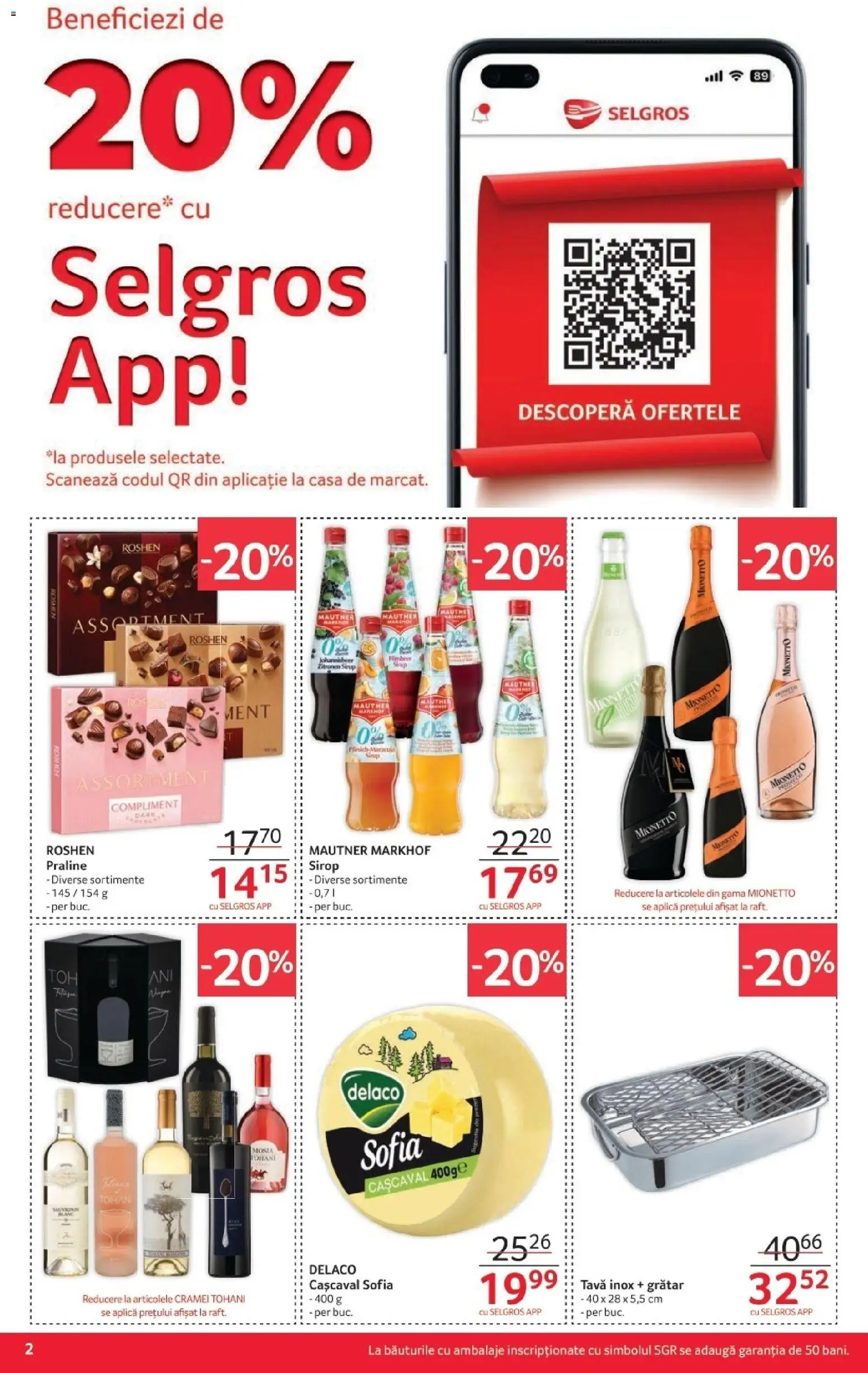 Noul catalog Selgros – valabil de la 12.12.2025 | Pagină: 2 | Produse: Grătar, Raft, Cașcaval, Praline