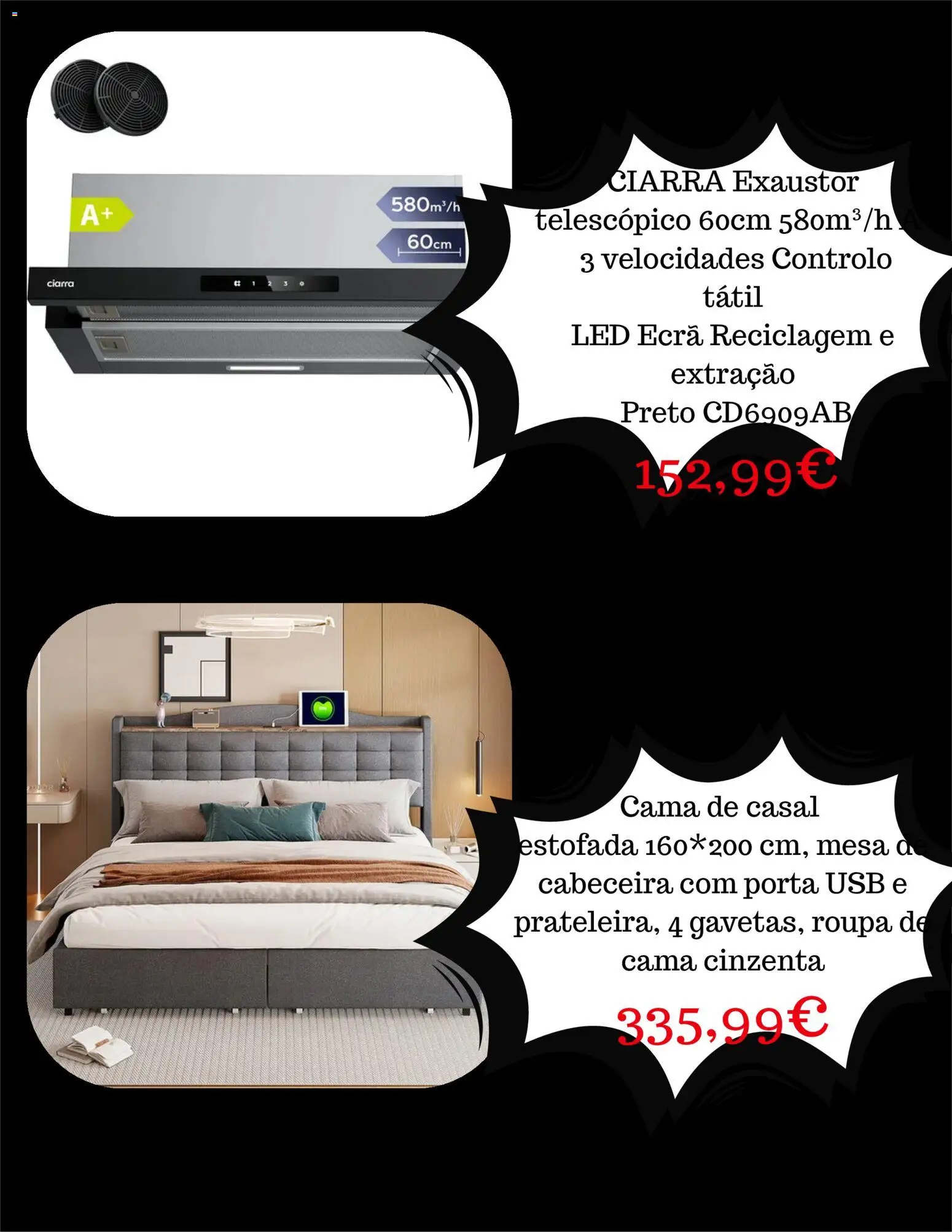 Leroy Merlin - Black Friday │ válido de 17.11.2025 | Página: 4 | Produtos: Porta, Exaustor, Mesa, Roupa de cama