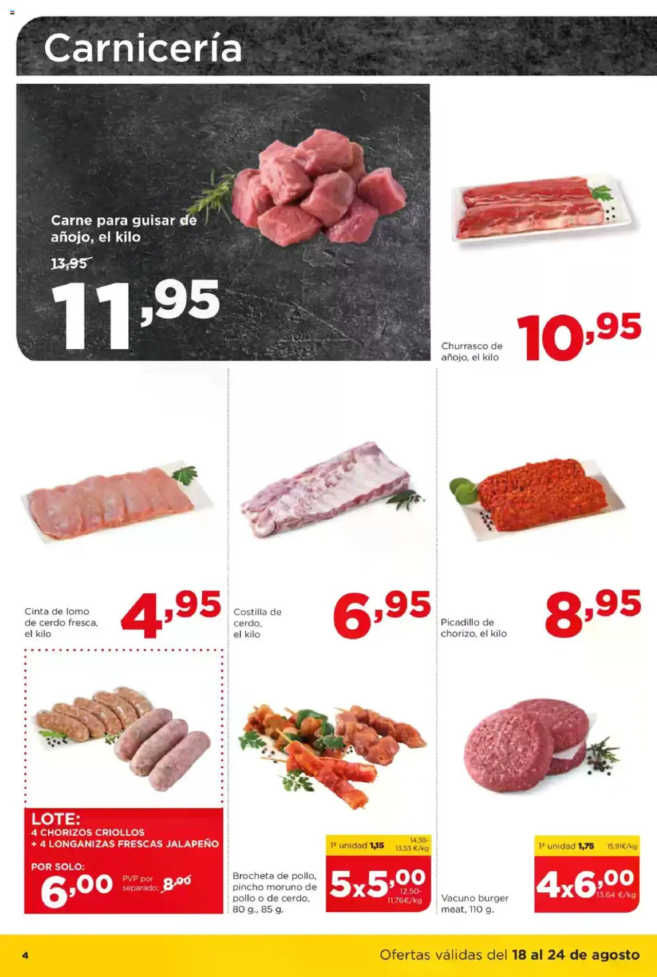 Alimerka folleto Castilla y León │ válido desde el 18.08.2025 | Página: 4 | Productos: Cerdo