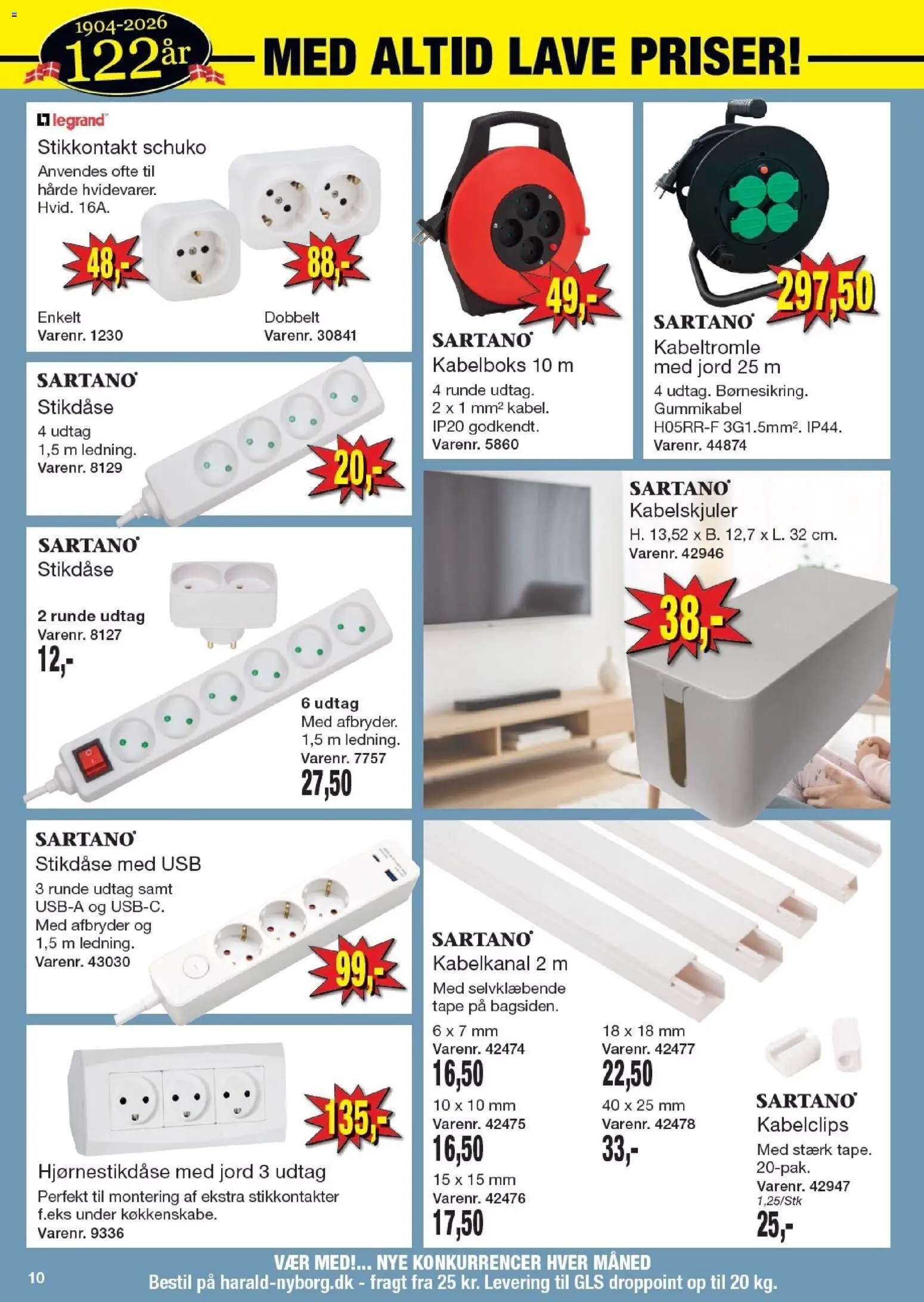 Harald Nyborg - Tilbudsavis tilbudsavis – gyldig fra 19.03.2026 | Side: 12 | Produkter: Stikkontakt, USB