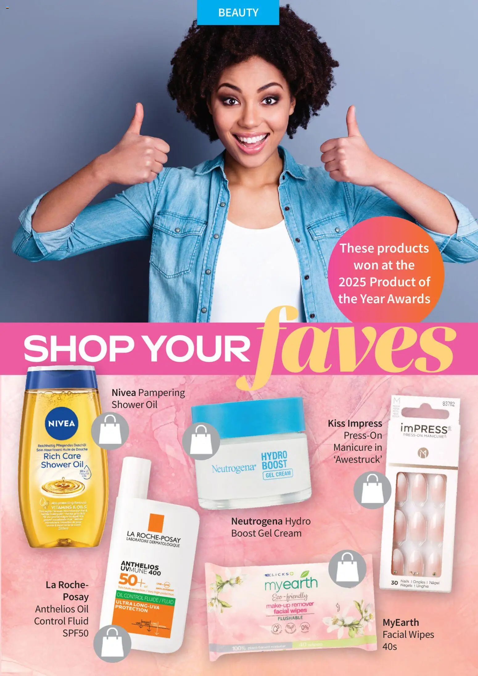New Clicks catalogue – valid from 01.12.2025 | Page: 35 | Products: Shower, Vitamins, Oil, Cream