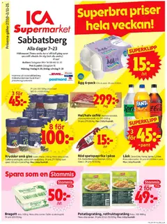 ICA Supermarket - Stockholm - Förhandsvisning av reklamblad från butik ICA Supermarket aktuell från 27.10.2025