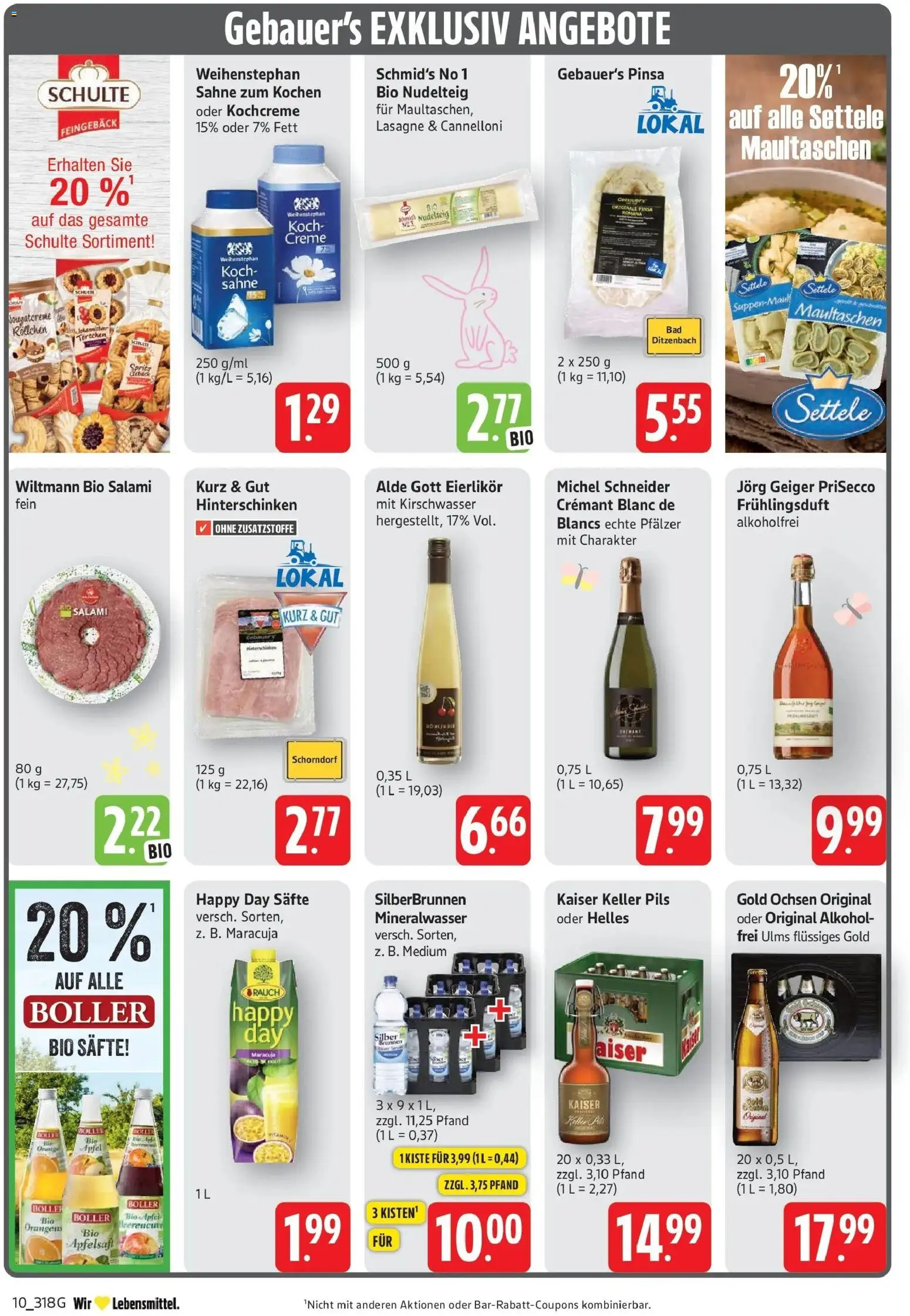 Edeka prospekt Göppingen	 – gültig ab 29.03.2026 | Seite: 10 | Produkte: Pils, Orangen, Salami, Pizza
