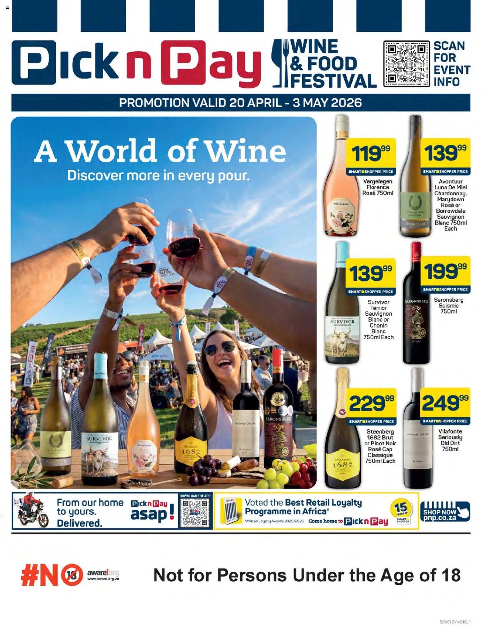 New Pick n Pay catalogue – valid from 20.04.2026 | Page: 1 | Products: Cap, Wine