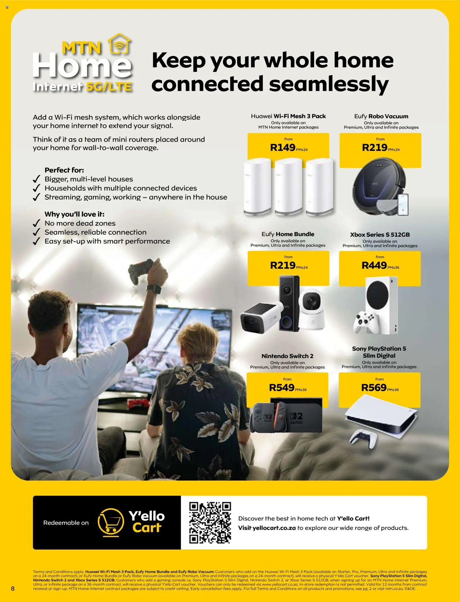 New MTN catalogue – valid from 01.02.2026 | Page: 8 | Products: Playstation, Xbox, Switch