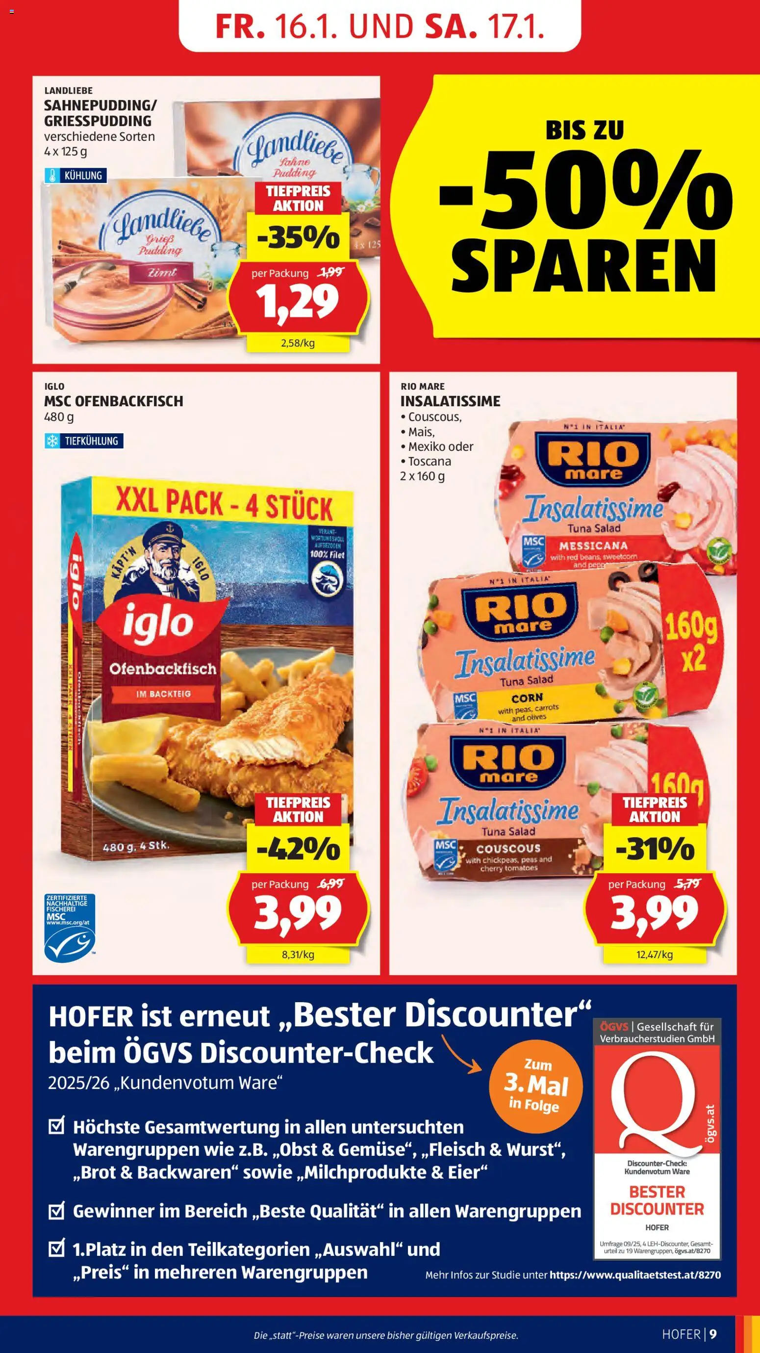 Hofer AT akciós ujság - amely érvényes a következő dátumtól: 16.01.2026 | Oldal: 11