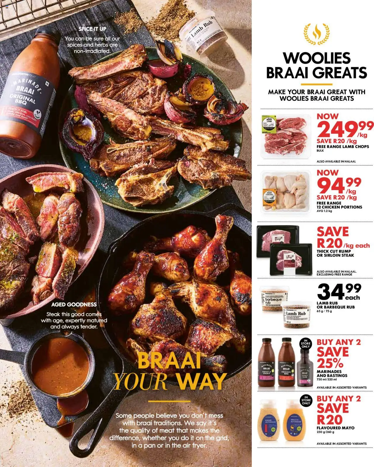 New Woolworths catalogue – valid from 22.09.2025 | Page: 3 | Products: Fryer, Steak, Spices, Herbs
