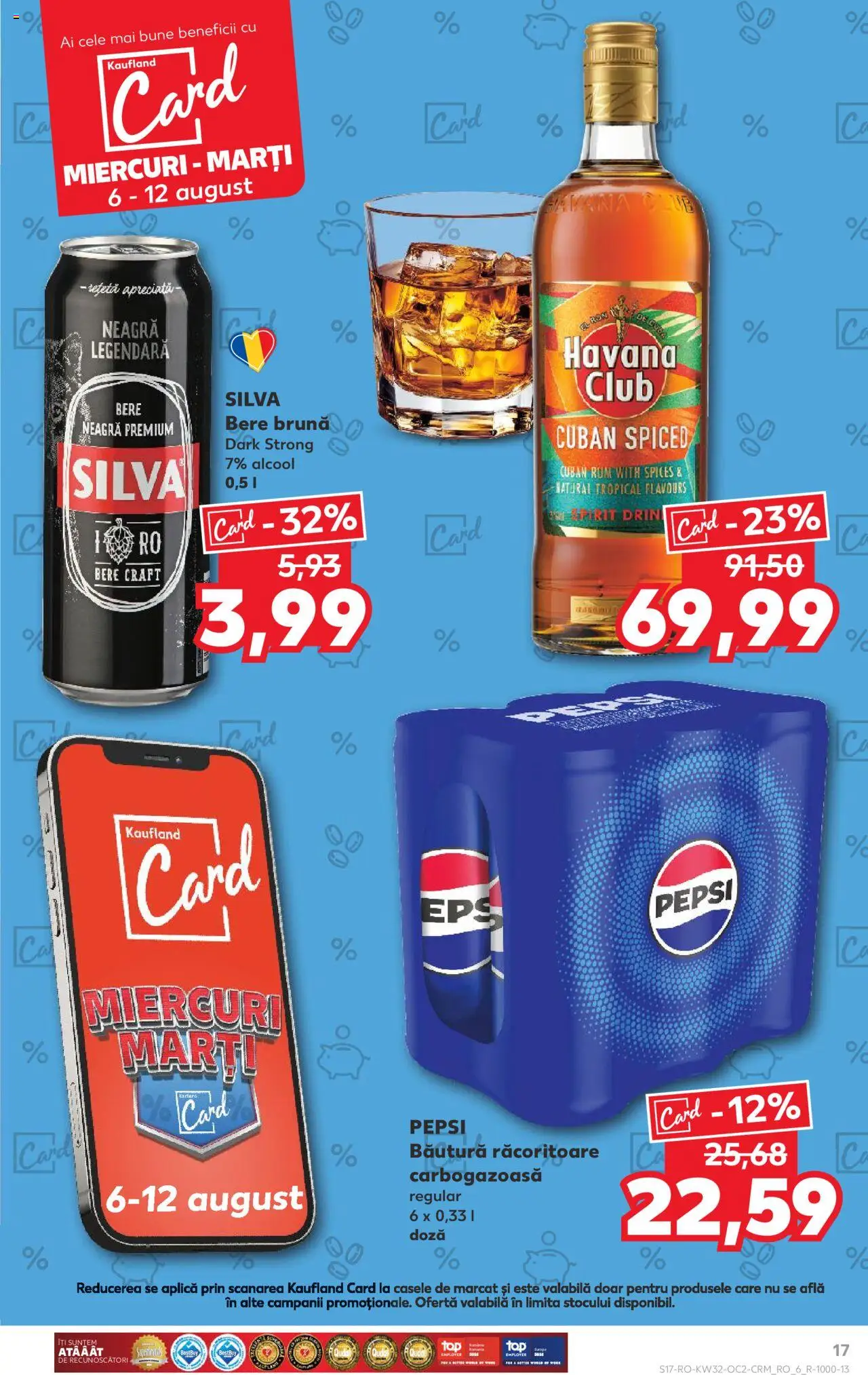 Catalog Kaufland - Tulcea – valabil de la 06.08.2025 | Pagină: 17 | Produse: Bere