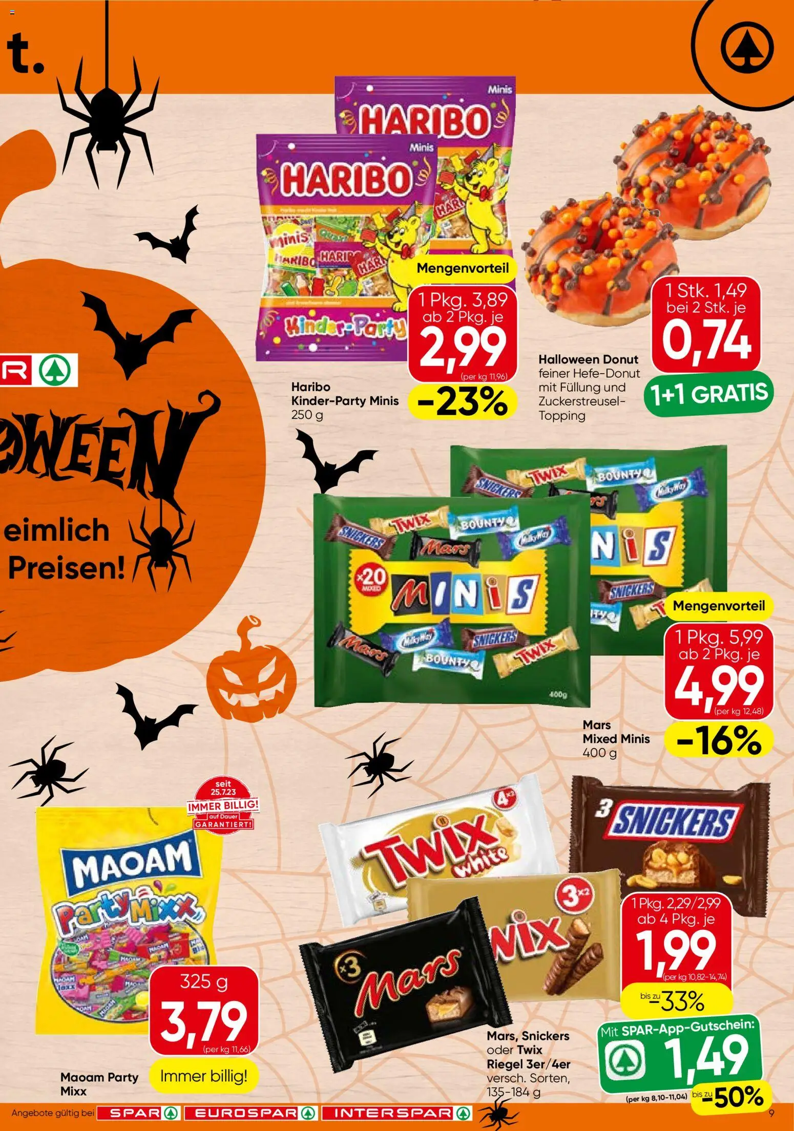 Spar Flugblatt - Burgenland gültig ab 23.10.2025 | Seite: 9
