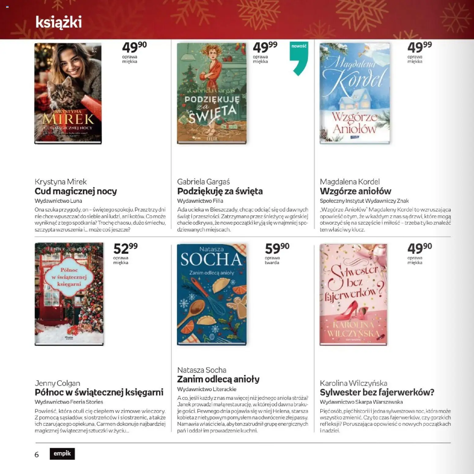 Empik promocje - Witaj w klubie znajdujących trafione prezenty dla każdego od 10.12.2025 | Strona: 6 | Produkty: Książki