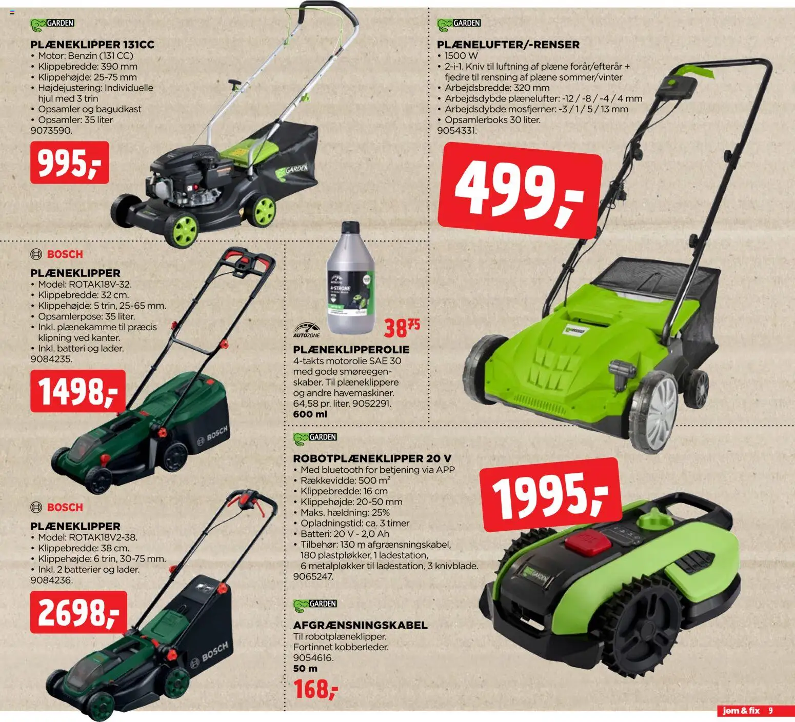 Jem & fix tilbudsavis – gyldig fra 01.03.2026 | Side: 9 | Produkter: Batterier, Batteri