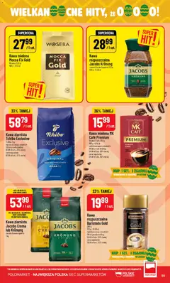 Pogląd oferty "POLOmarket gazetka" - ważna od 01.04.2026 | Strona: 55 | Produkty: Kawa ziarnista, Tchibo exclusive, Tchibo, Kawa