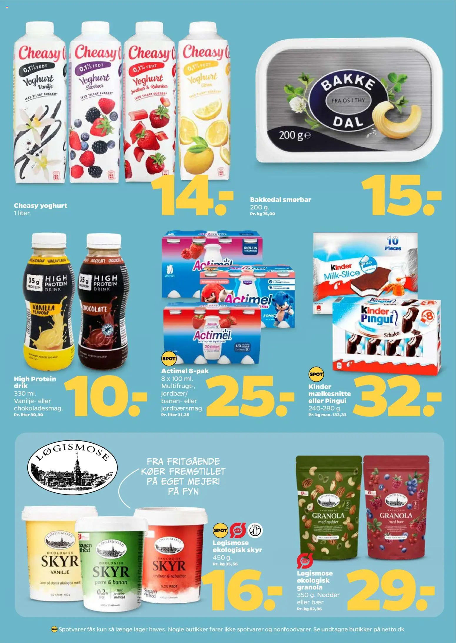 Netto tilbudsavis – gyldig fra 31.01.2026 | Side: 15 | Produkter: Rabarber, Yoghurt, Skyr, Vanilje