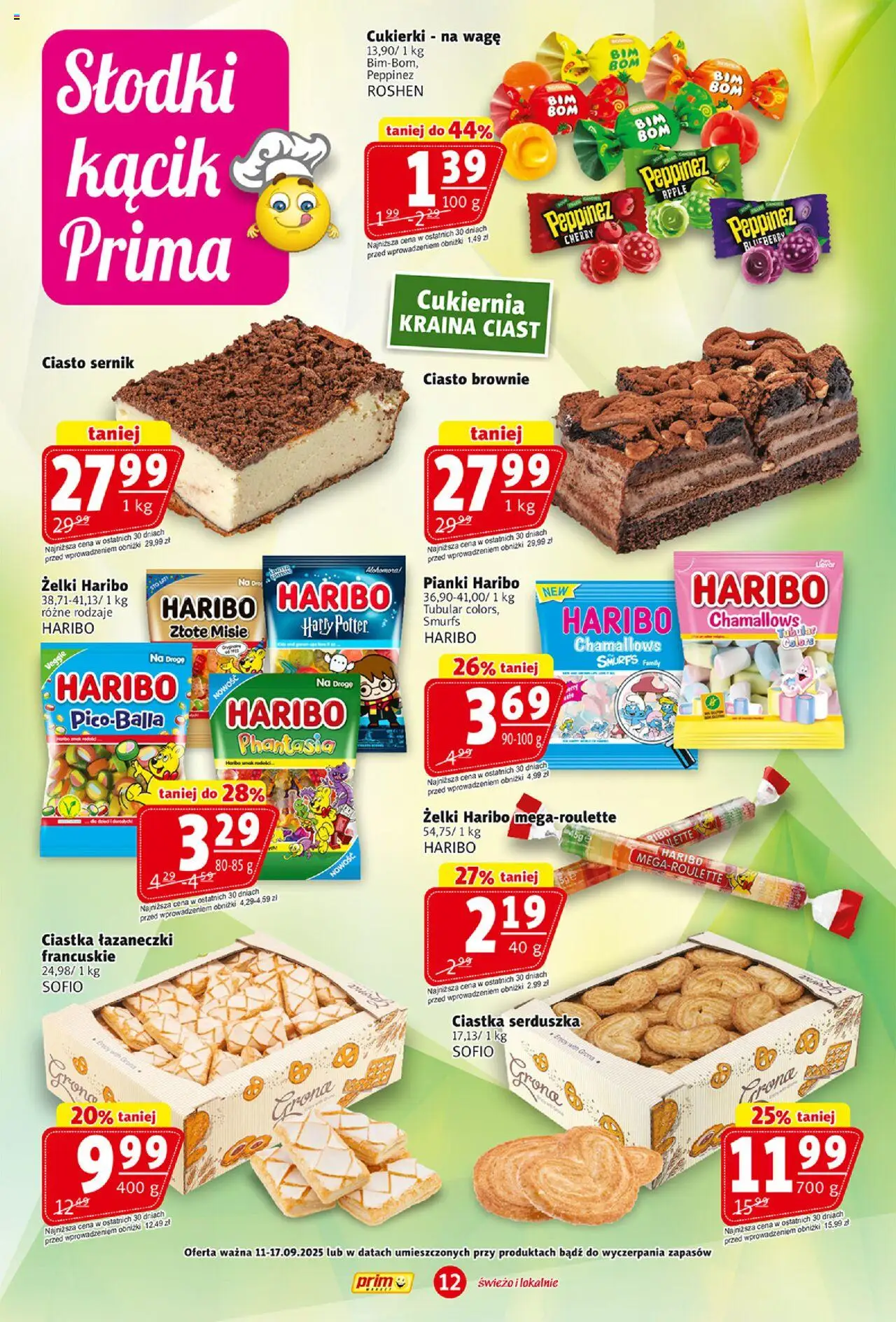 Prim Market Gazetka od 11.09.2025 | Strona: 12 | Produkty: Cukierki na wagę, Żelki, Pianki, Cukierki