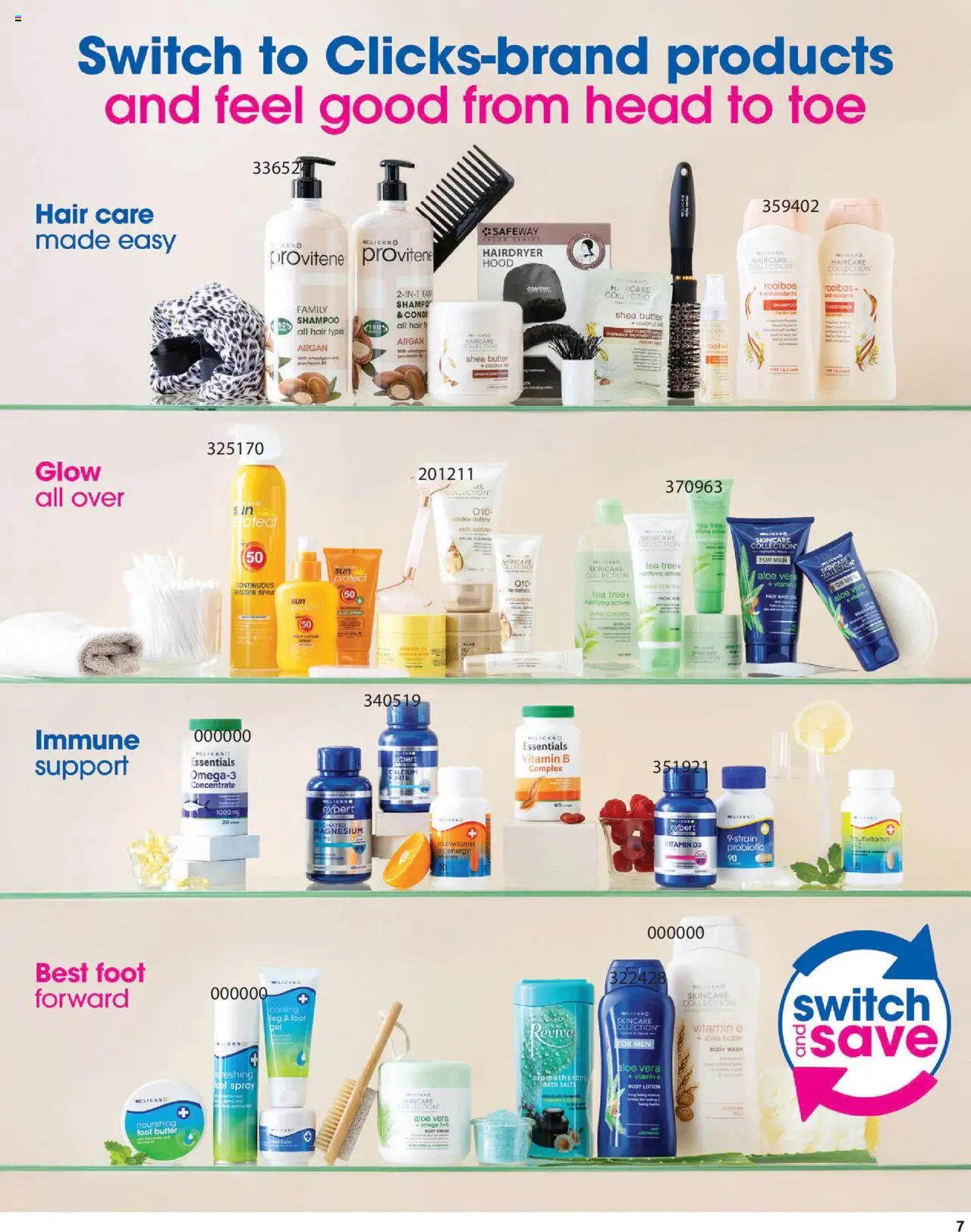 New Clicks catalogue – valid from 23.09.2025 | Page: 7 | Products: Bath, Butter, Body wash, Lotion