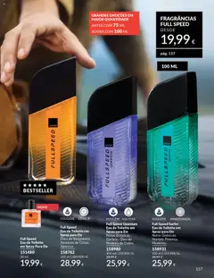 Pré-visualização Full Speed Eau de Toilette em Spray Para Ele, Full Speed Eau de Toilette em Spray Para Ele válido de 01.10.2025 | Página: 117 | Produtos: Eau de toilette, Óleo
