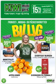 Forhåndsvisning av Kiwi kundeavis gyldig fra 16.03.2026