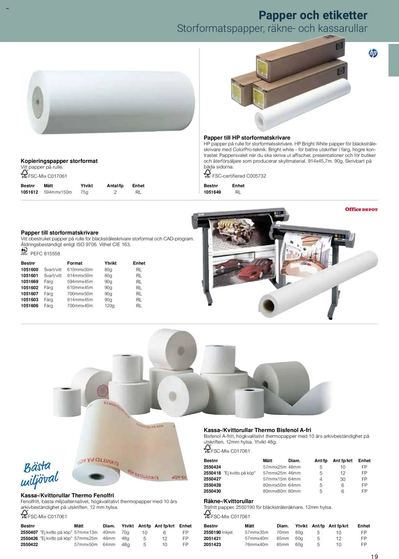 Office Depot reklamblad aktuell från 15.02.2024 | Sida: 21 | Produkter: Papper, Kopieringspapper, Skrivare
