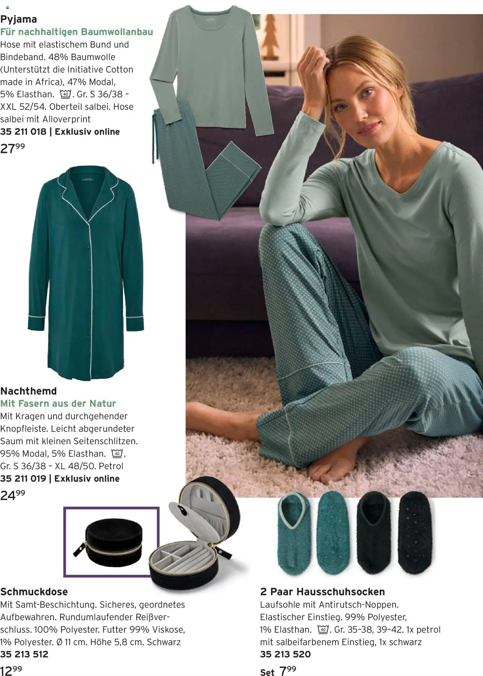 Prospekt Tchibo Festliche Looks  – gültig ab 19.11.2025 | Seite: 24 | Produkte: Hose, Pyjama