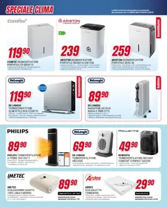 Anteprima del volantino Volantino Trony	 valido a partire dal 30.10.2025 | Pagina: 24 | Prodotti: Ventilatore, Deumidificatore, Olio, Contenitore