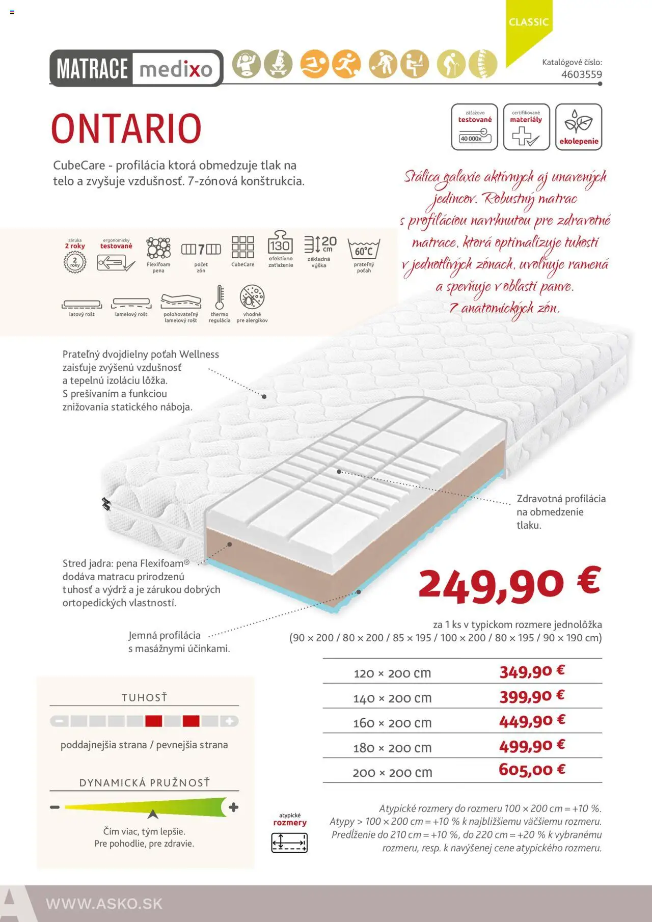 Nové ASKO nábytok akcie – leták je platný od 05.06.2025 | Strana: 30 | Produkty: Matrace, Matrac