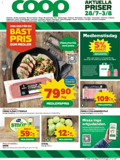 Coop - Alsterbro - Förhandsvisning av reklamblad från butik Coop aktuell från 28.07.2025