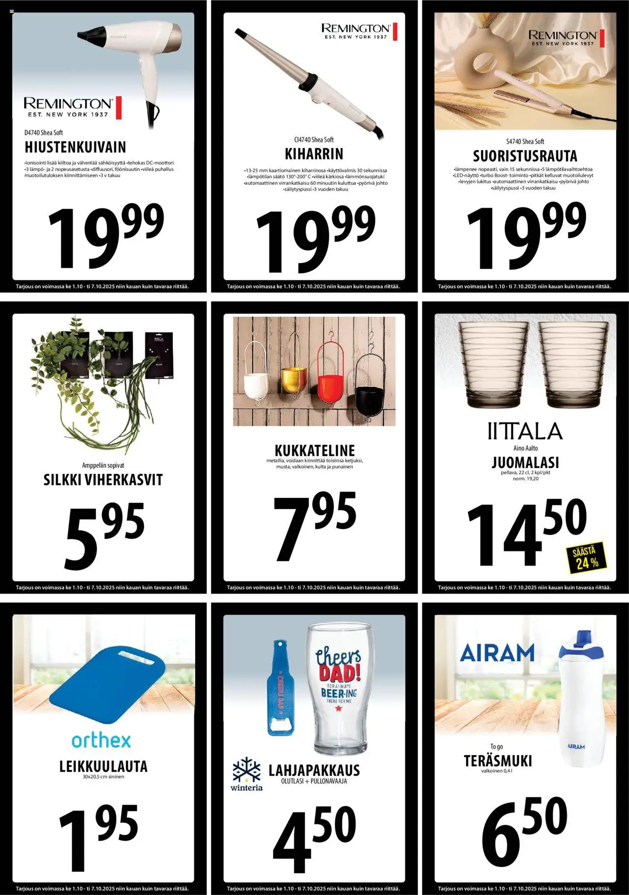 Tuuri tarjoukset – voimassa 01.10.2025 alkaen | Sivu: 10 | Tuotteet: Kiharrin