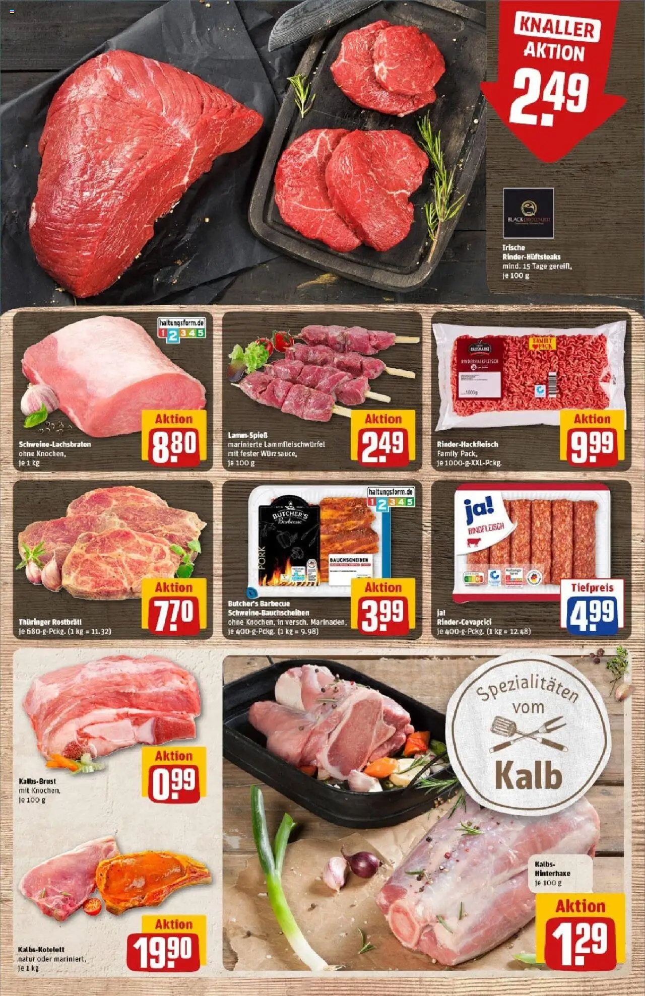 Rewe prospekt Schwerin	 - gültig ab dem 20.07.2025 | Seite: 9 | Produkte: Cevapcici, Rindfleisch, Steak