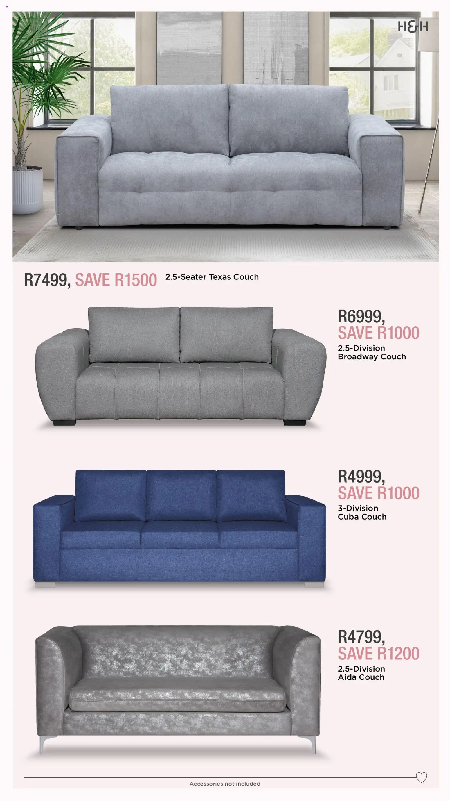 New House and Home catalogue – valid from 09.02.2026 | Page: 13 | Products: Couch