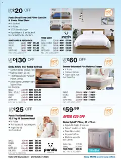 Preview of Costco - ENGLAND ONLY valid from 29.09.2025 | Page: 32 | Products: Case, Mattress, Pillow