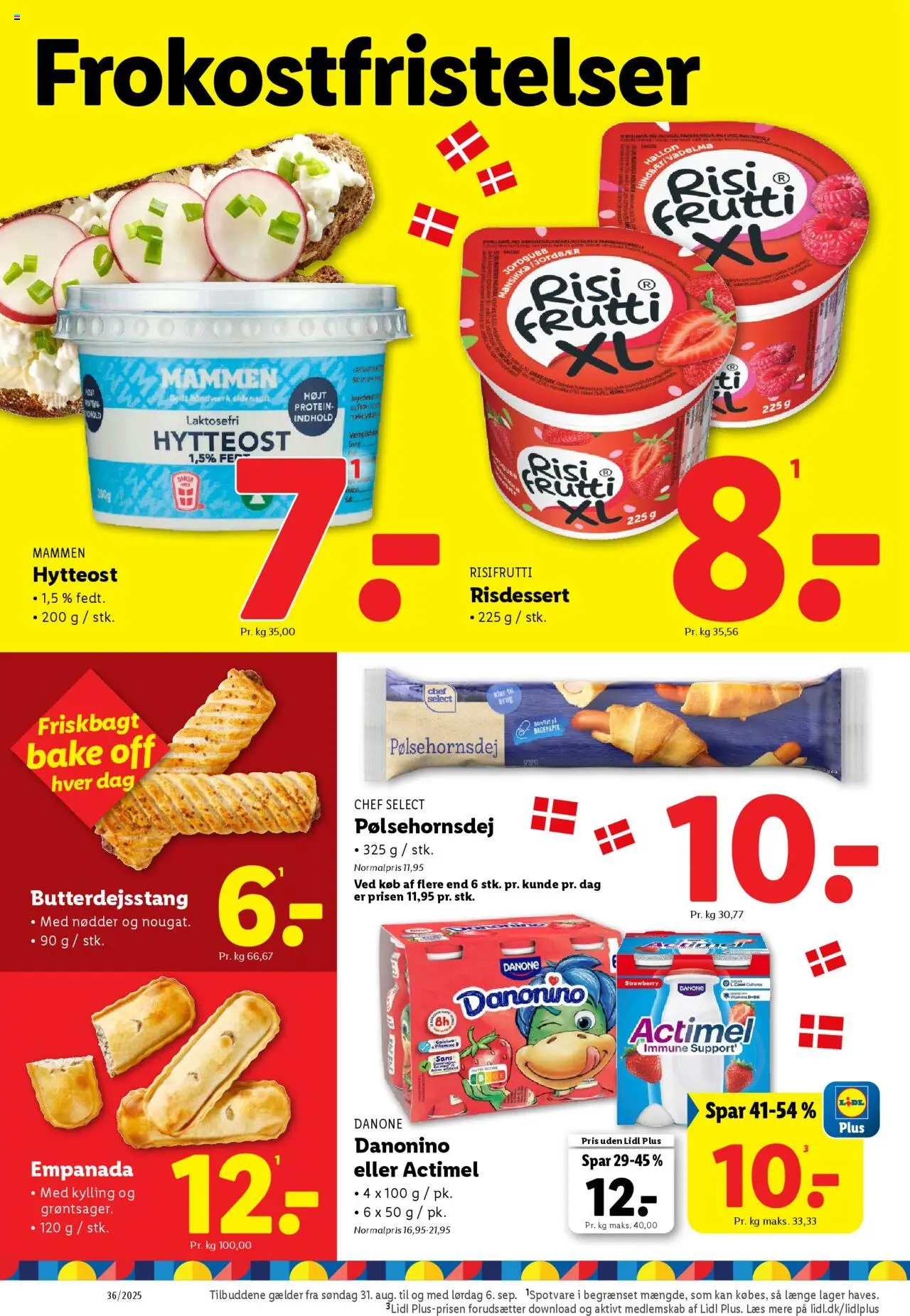 Lidl Tilbudsavis gyldig fra 31.08.2025 | Side: 4 | Produkter: Jordbær, Nødder, Hytteost, Søm