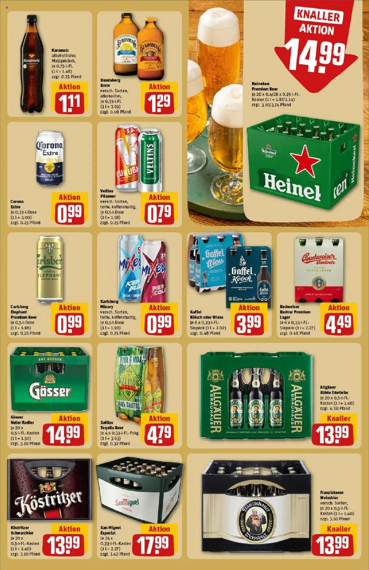 Rewe prospekt Mönchengladbach	 - gültig ab dem 29.06.2025 | Seite: 27 | Produkte: Franziskaner, Bier, Weißbier, Budweiser