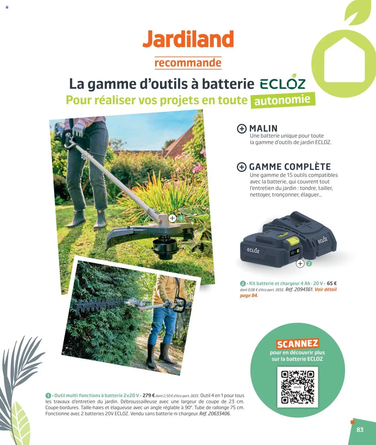  | Page: 82 | Produits: Débroussailleuse, Batterie