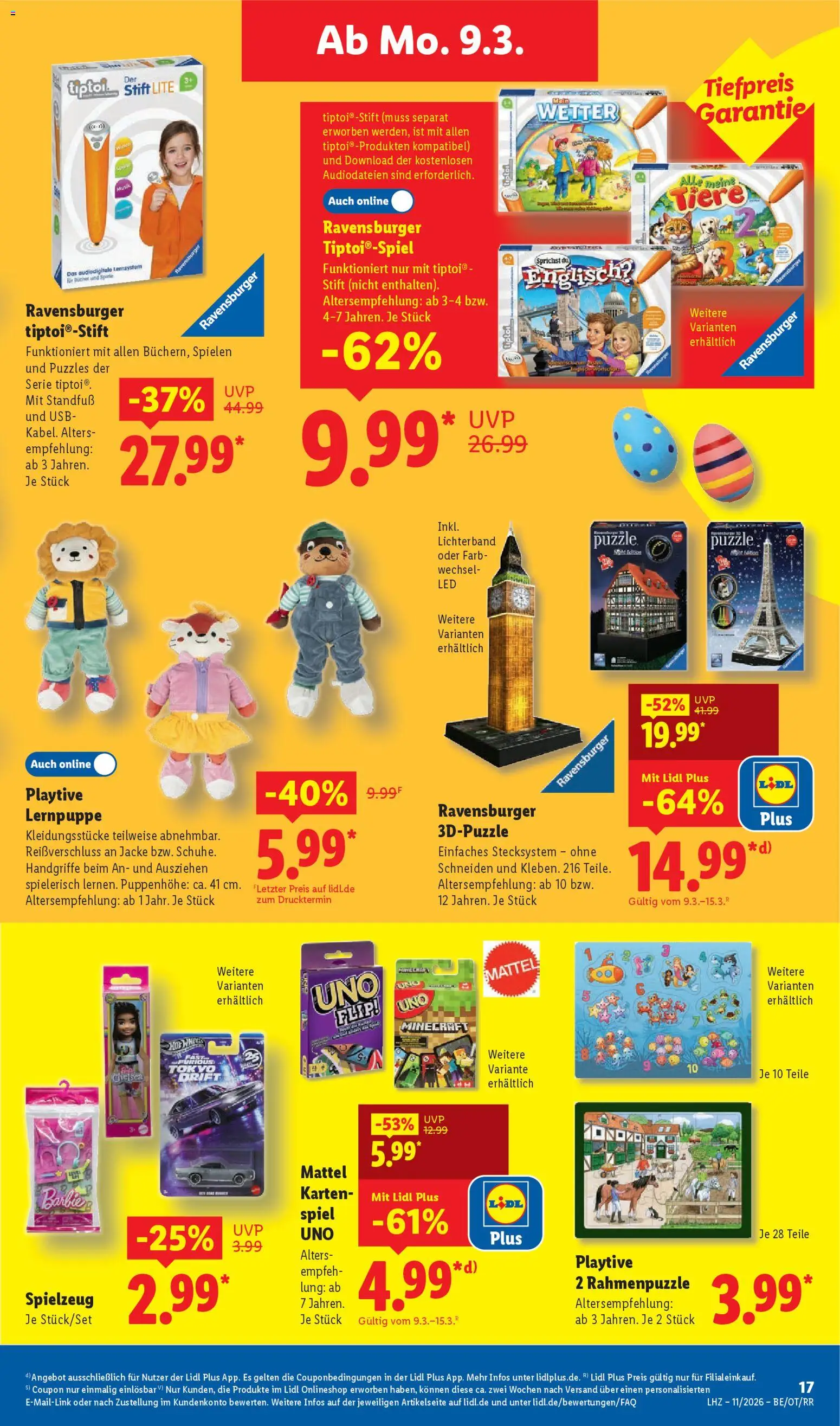 Lidl Prospekt Düsseldorf – gültig ab 09.03.2026 | Seite: 31 | Produkte: Spiel, USB, Jacke