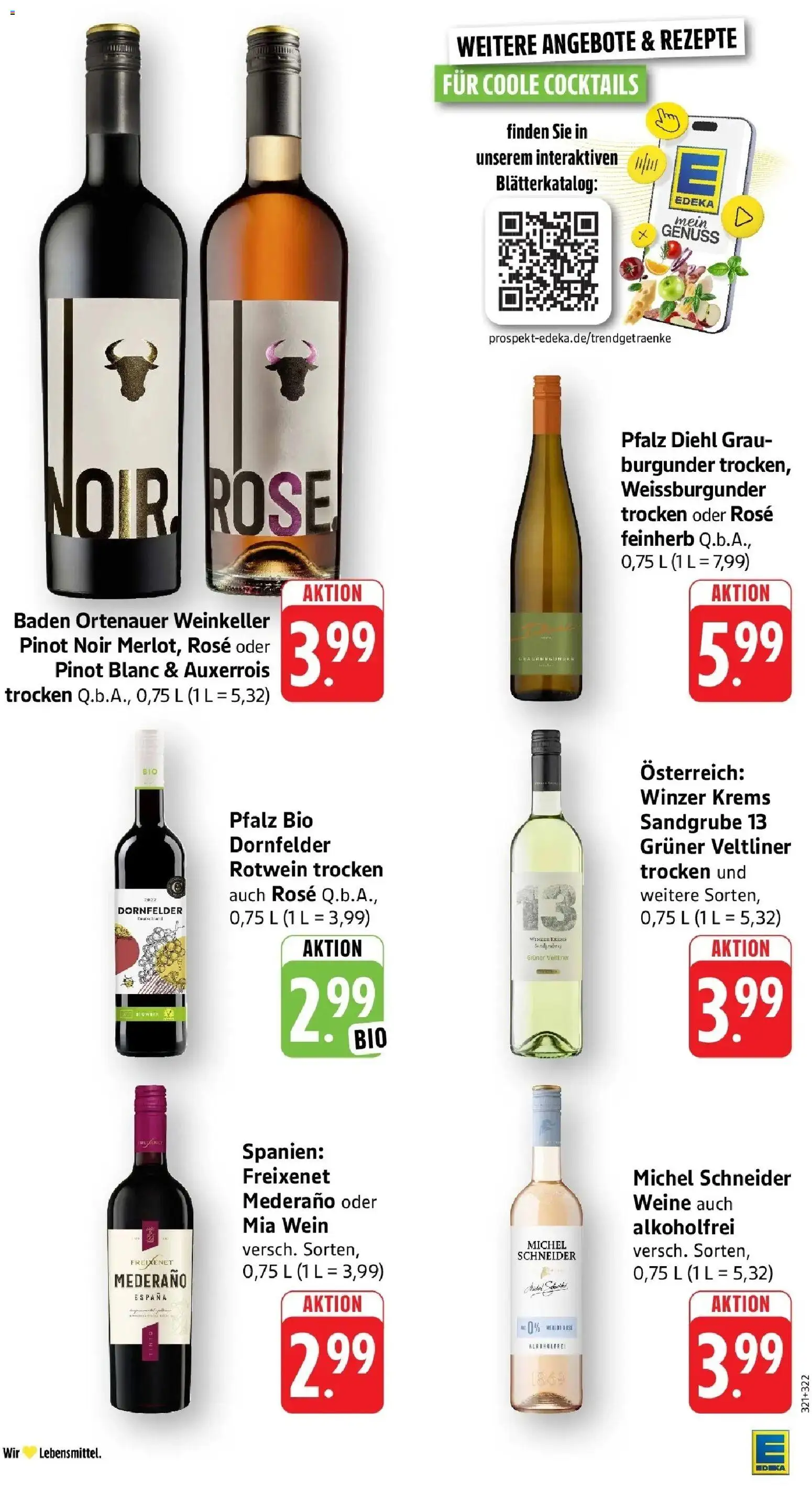 Edeka prospekt Piesport	 – gültig ab 19.04.2026 | Seite: 32 | Produkte: Rotwein, Rotwein trocken, Merlot, Wein